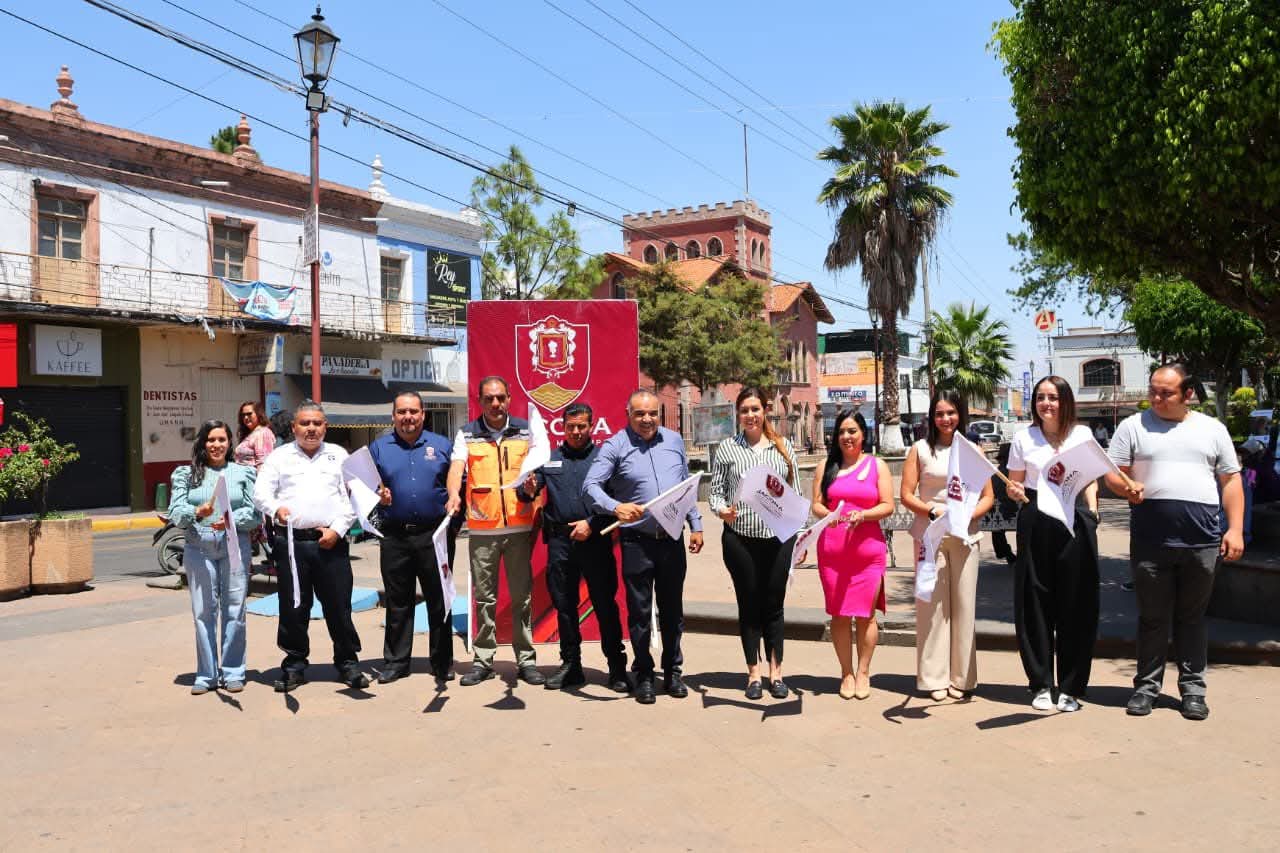 Isidoro Mosqueda y autoridades policiacas dieron el banderazo de inicio al Operativo de Semana Santa 2026