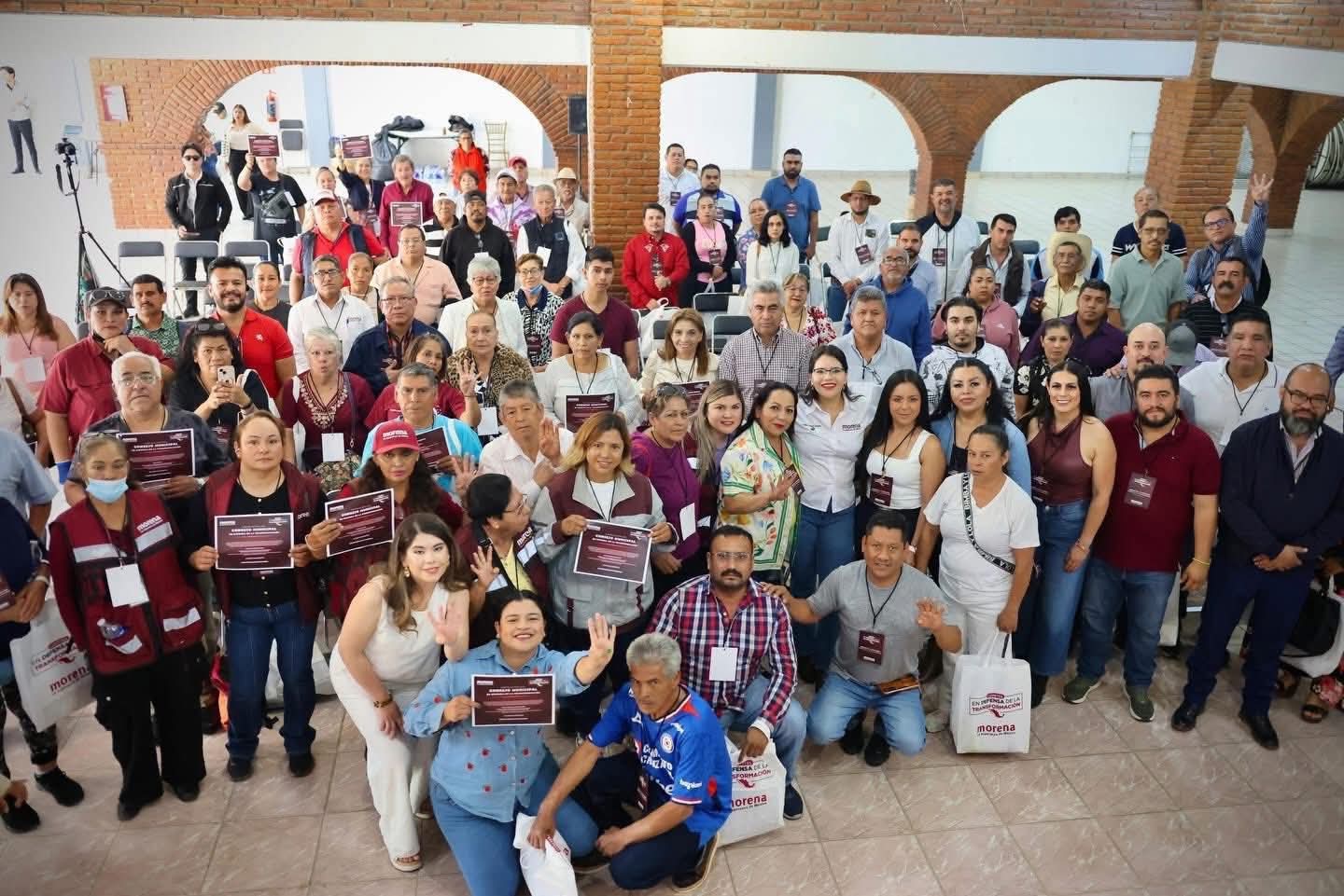 Morena instala Consejo Municipal de Defensa de la Transformación en Zamora; evento se realizó sin acceso a medios