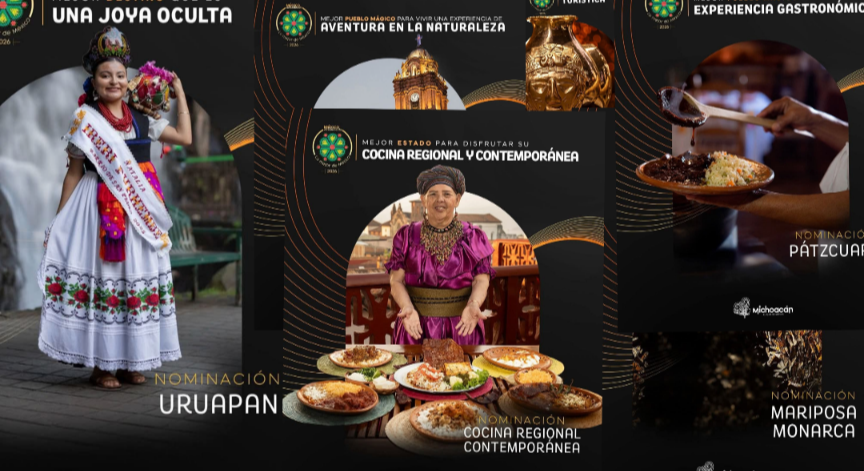 ¡Es momento de votar! Michoacán está nominado a los premios Lo Mejor de México 2026