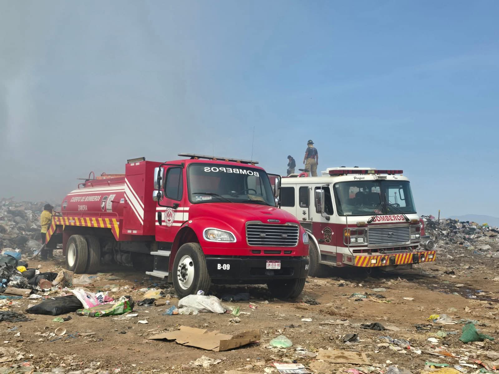 Zamora apoya a Tangancícuaro en combate de incendio y refuerza acciones ambientales