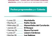 Jacona anuncia jornadas de vacunación contra sarampión y VPH en colonias del municipio