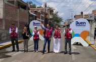 Inauguran calle Gardenia en el Cerrito de Ortiz