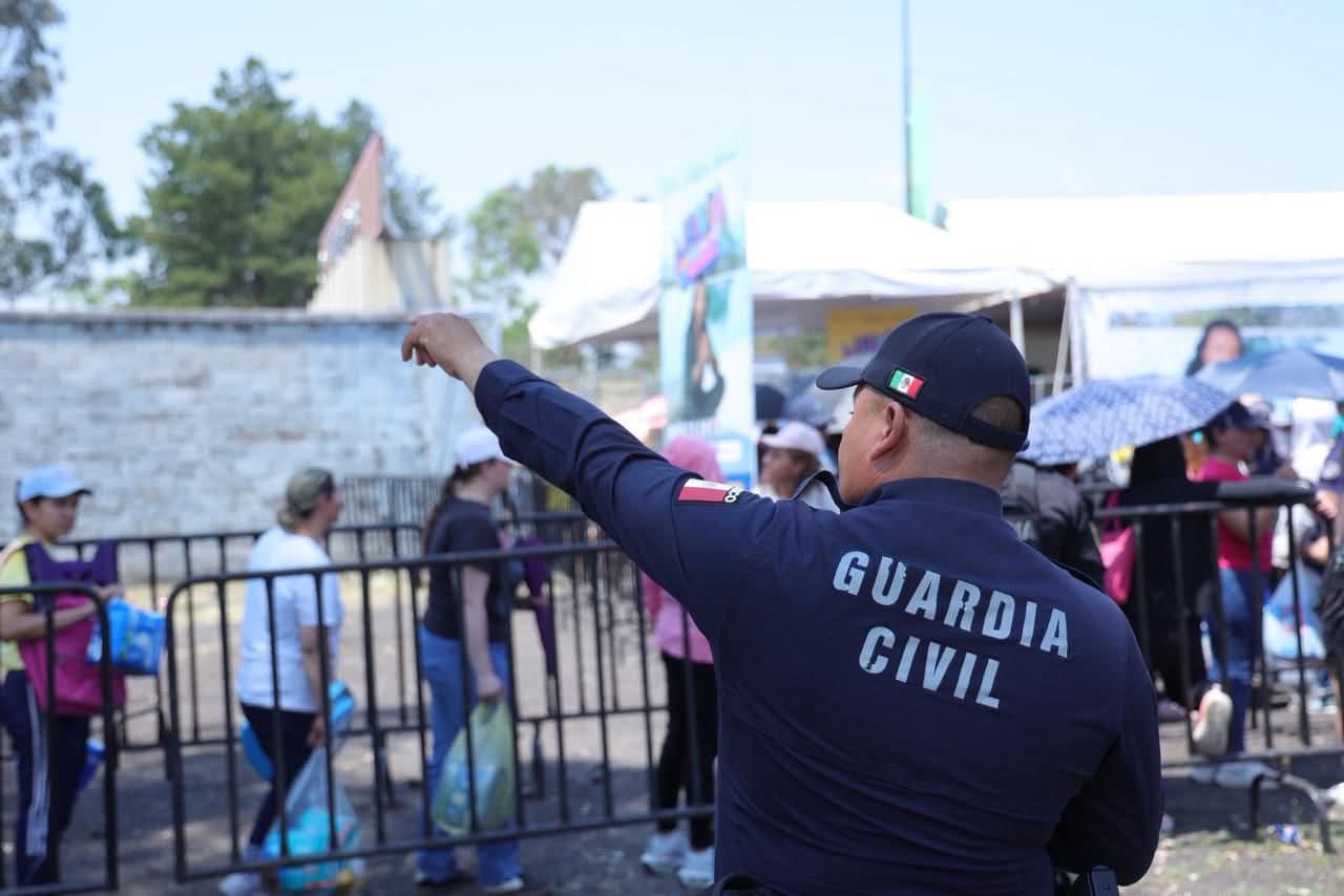 Garantiza Guardia Civil ambiente festivo y seguro para el Jalo por las Mamás