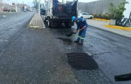 Sin pausa, Buen Gobierno sigue reparando daños en vialidades