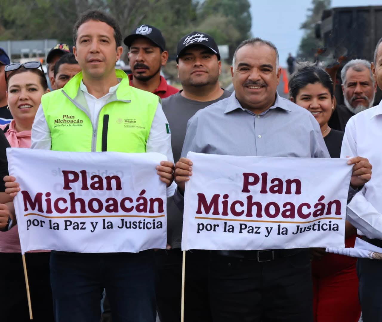 Arranca rehabilitación de la carretera Jacona-Villamar; Isidoro Mosqueda destaca trabajo conjunto