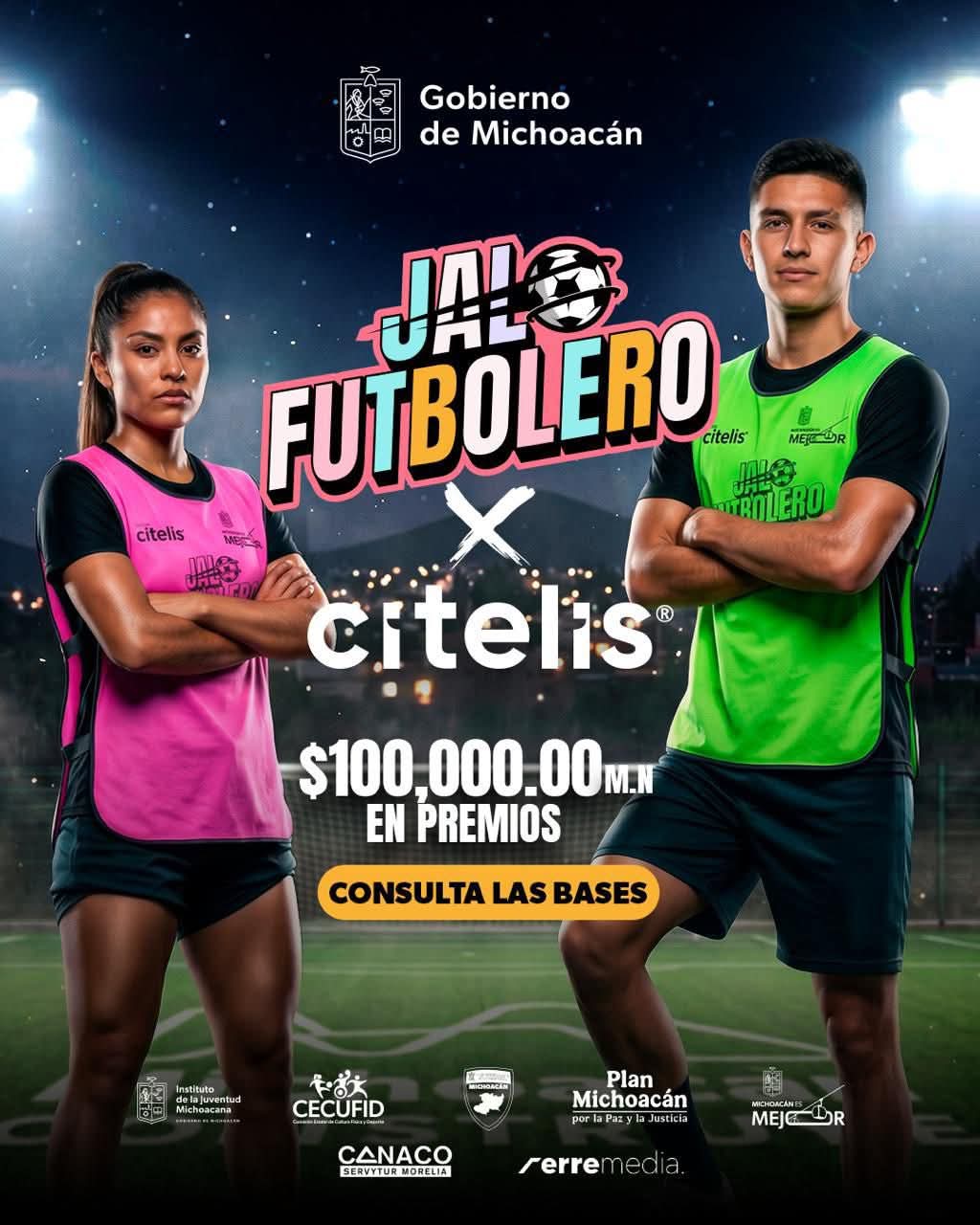 ¡Inscríbete al “Jalo Futbolero” y compite por una bolsa de 100 mil pesos