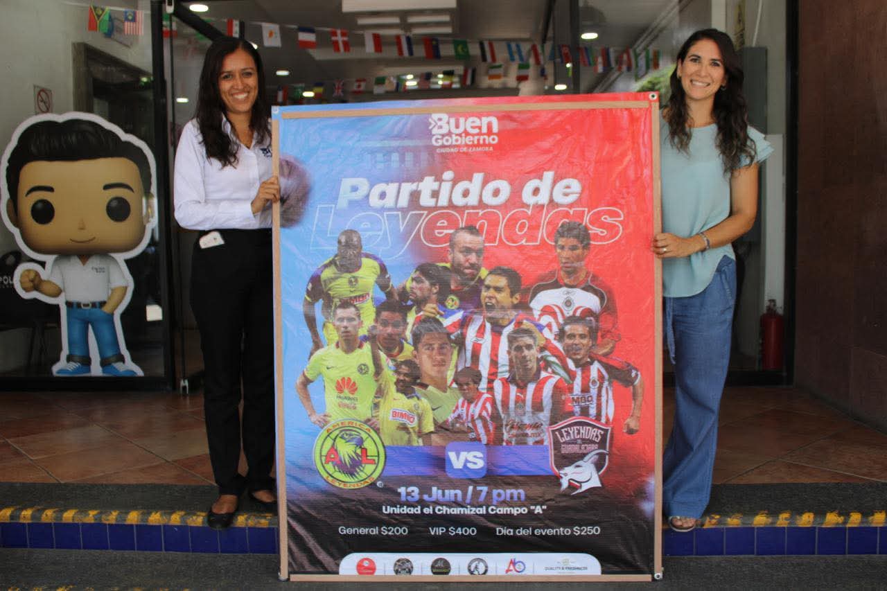 Zamora se alista para vivir el “Partido de Leyendas” entre Chivas y América