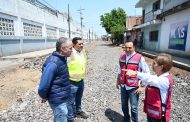 Carlos Soto supervisó obra integral en avenida Ferrocarril Poniente