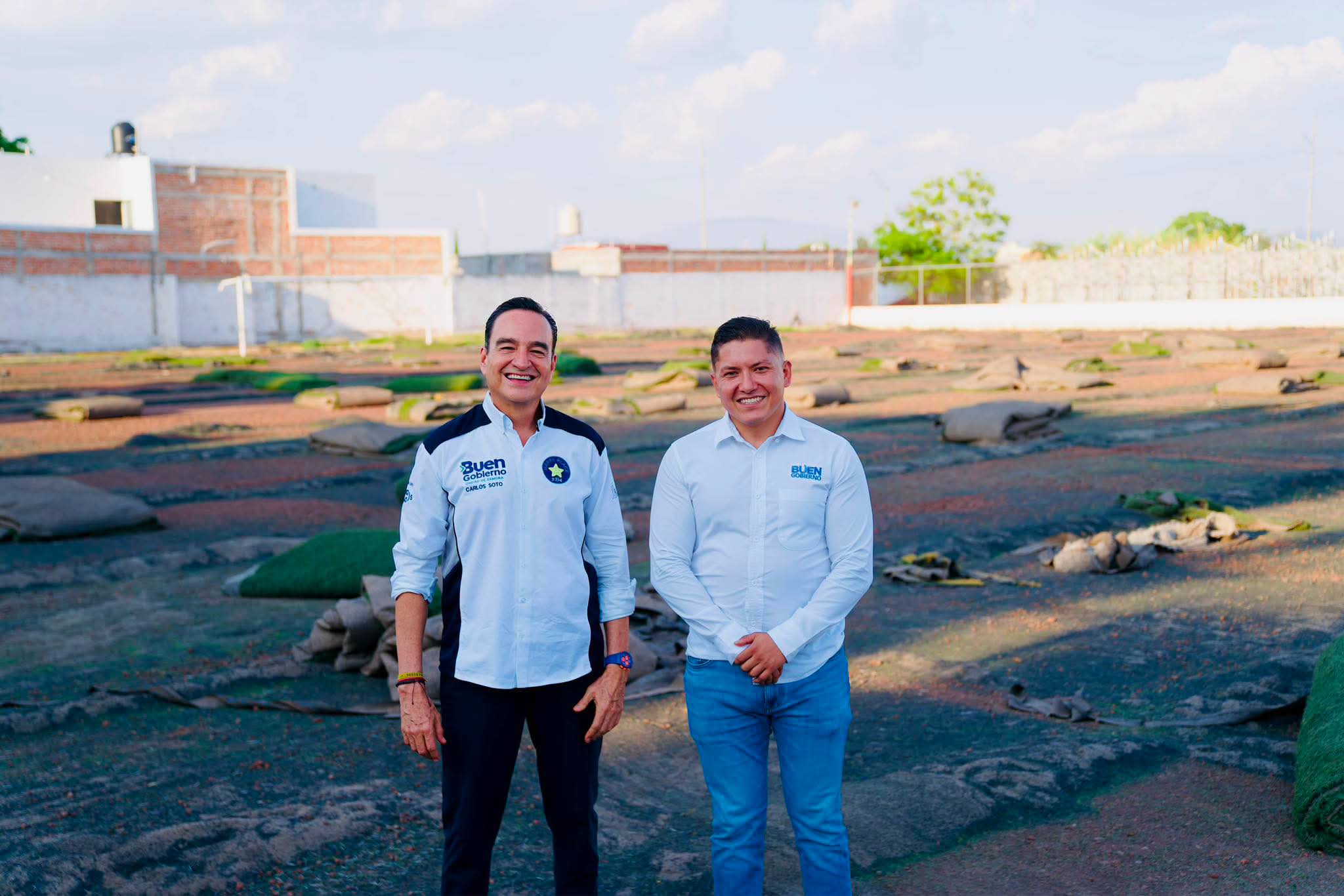 Carlos Soto supervisó rehabilitación en la Unidad Deportiva Poniente