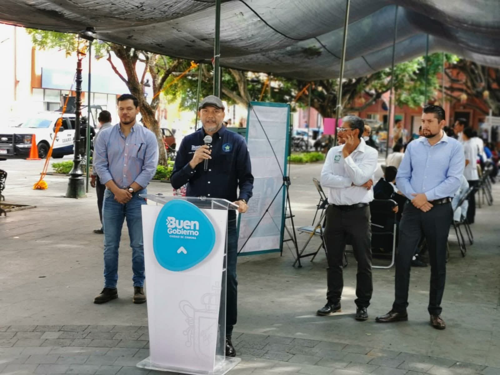 Cierran actividades de módulos de salud instalados en la plaza principal de Zamora