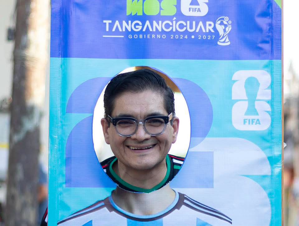 Con gran éxito se vivió la “Caravana del Mundial” en Tangancícuaro.