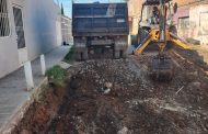 Registra 20 por ciento de Avance Obra en la Calle Los Pinos de la Colonia García Robles