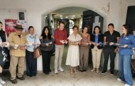 Inauguraron la exposición “Arte Visual Collage Mundial de Futbol 2026”