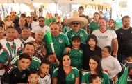 ¡Decenas de personas disfrutaron junto con el Presidente Isidoro Mosqueda de la inauguración del mundial y la gran fiesta del fútbol!