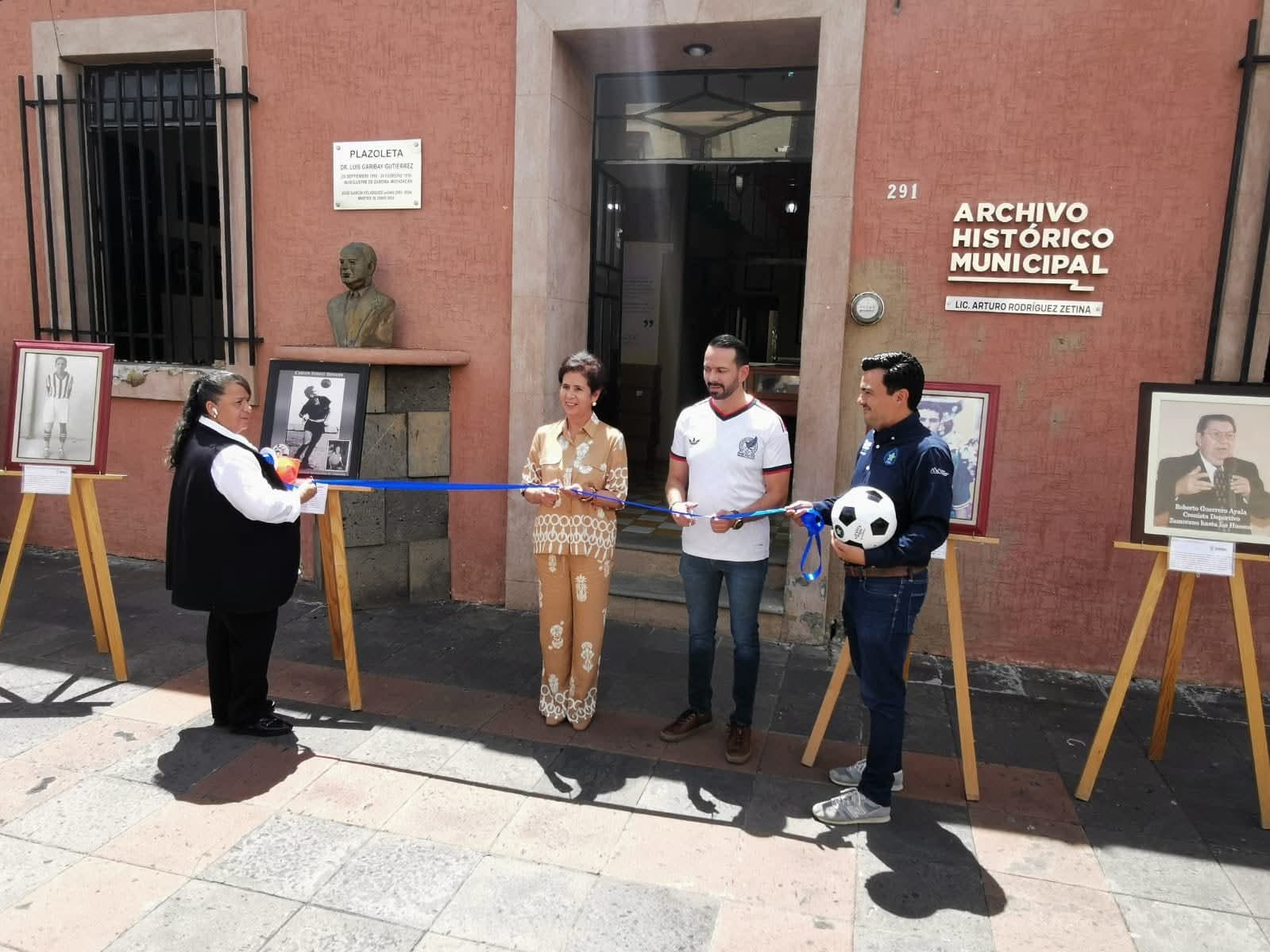 El Buen Gobierno inauguró exposición Futbol en “Zamora a través del Tiempo”