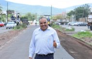 Isidoro Mosqueda encabezó los trabajos de rehabilitación del acceso poniente