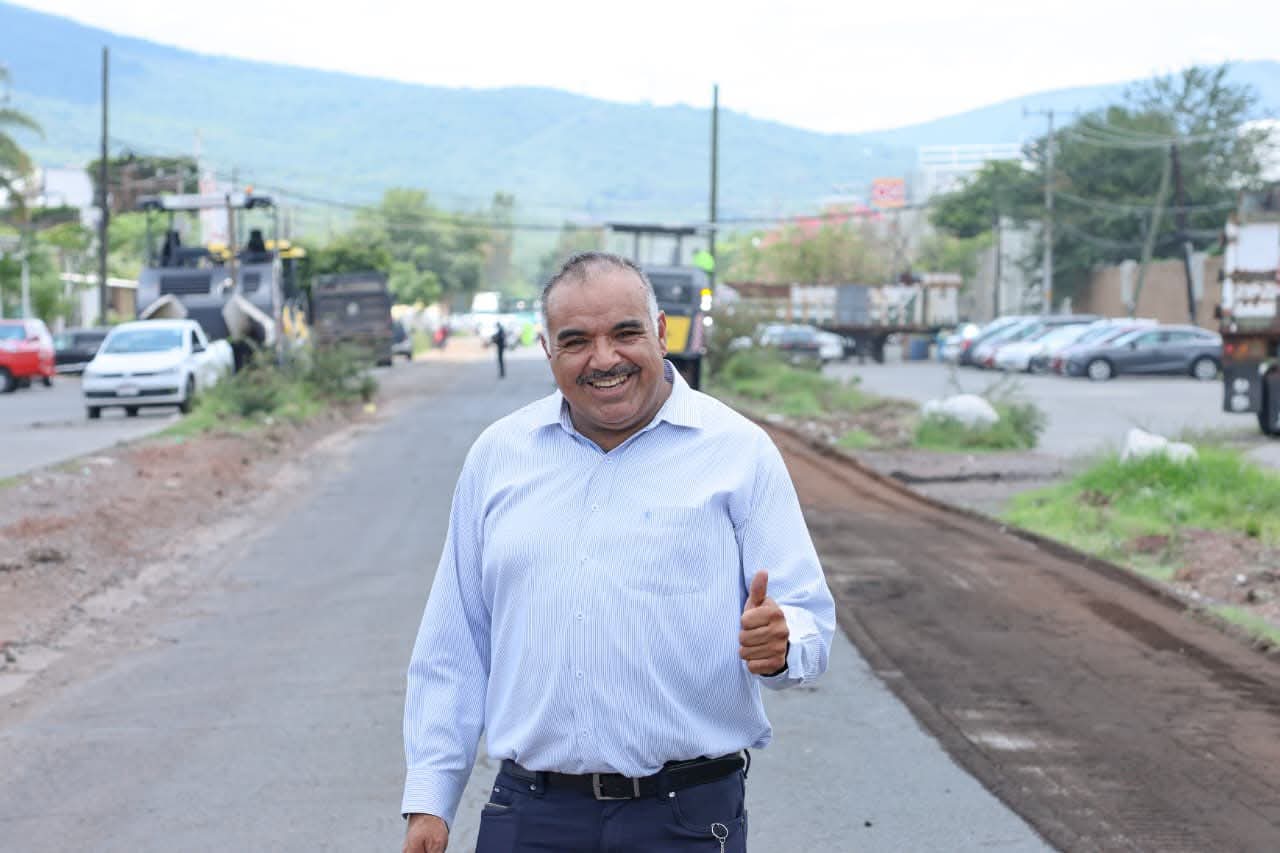 Isidoro Mosqueda encabezó los trabajos de rehabilitación del acceso poniente