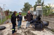 SAPAZ mantiene operación permanente de cárcamos ante intensas lluvias