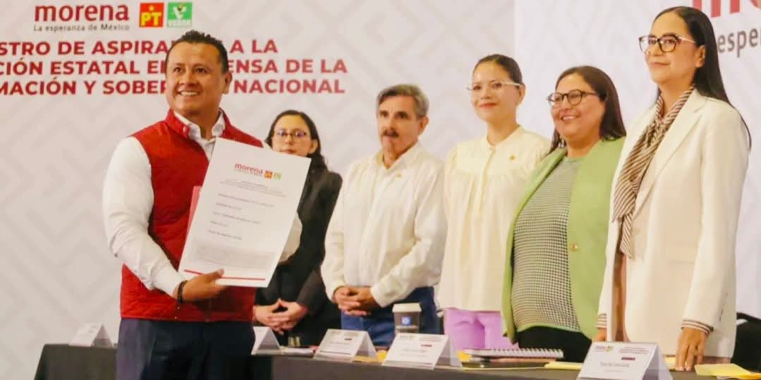 Carlos Torres Piña se registra por la coordinación de Morena en defensa de la Cuarta Transformación en Michoacán