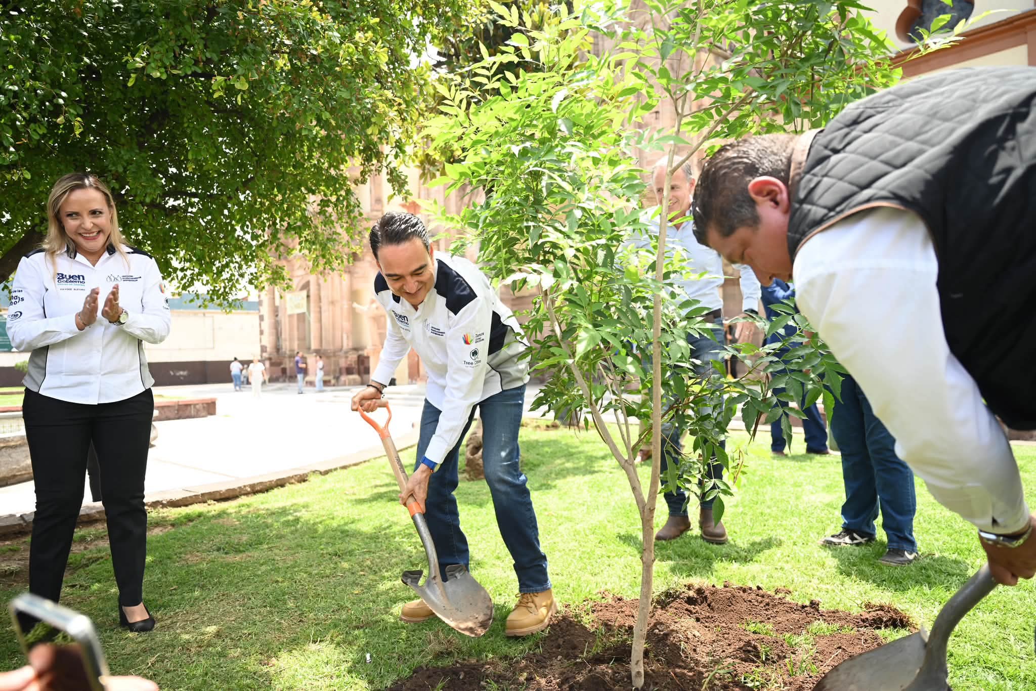 Carlos Soto declara patrimonio histórico al jaboncillo del atrio de San Francisco en Zamora
