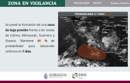 Conagua Michoacán mantiene atención en la costa michoacana ante posible canal de baja presión