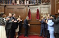 Reconoce Congreso local trayectoria de Amalia Solórzano con letras doradas en recinto legislativo