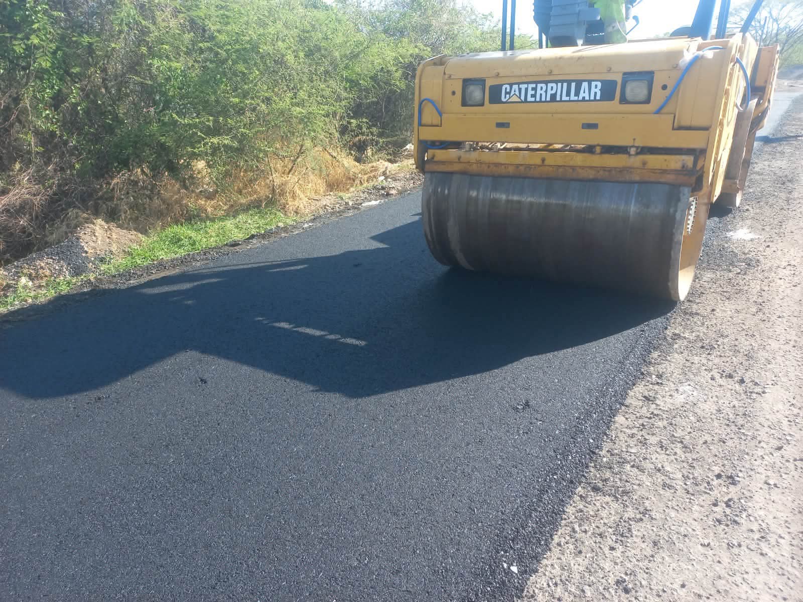 El Buen Gobierno concluyó la primera etapa de pavimentación del acceso al Relleno Sanitario