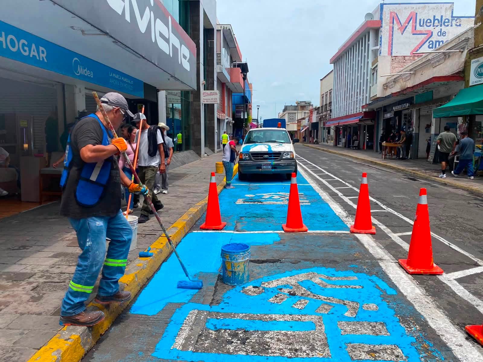 Reordenan nuevamente movilidad y estacionamiento en zona centro