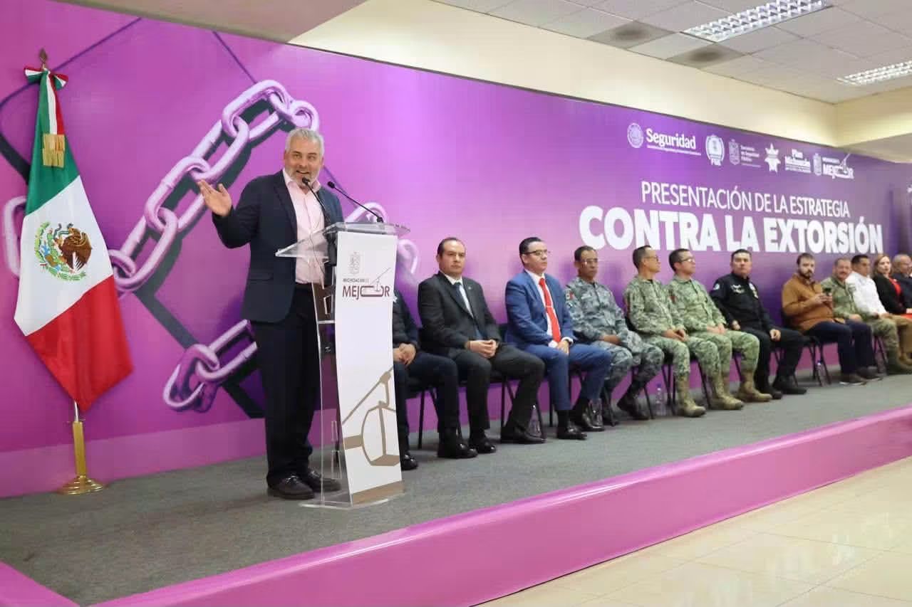 Blinda Bedolla al sector productivo de Michoacán con nueva estrategia contra la extorsión