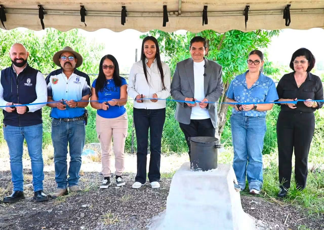 Inauguran perforación de pozo profundo en la colonia La Florida, Tangancícuaro