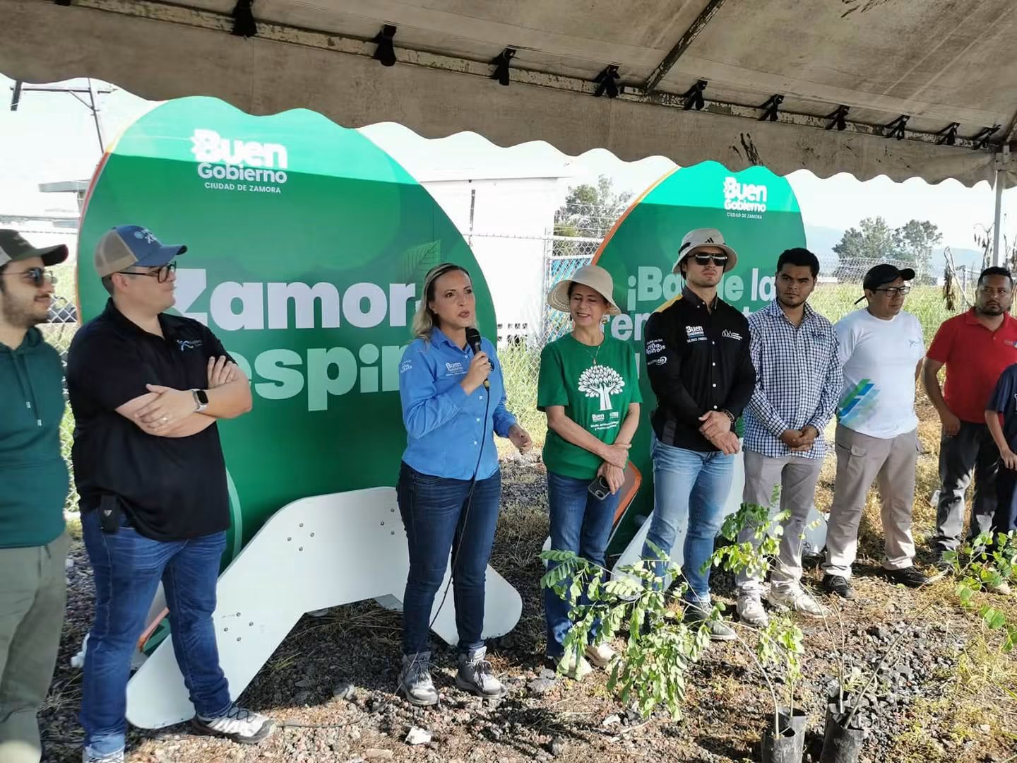 Arborizaron la Vía Verde con 400 árboles mediante el programa “Zamora Respira”