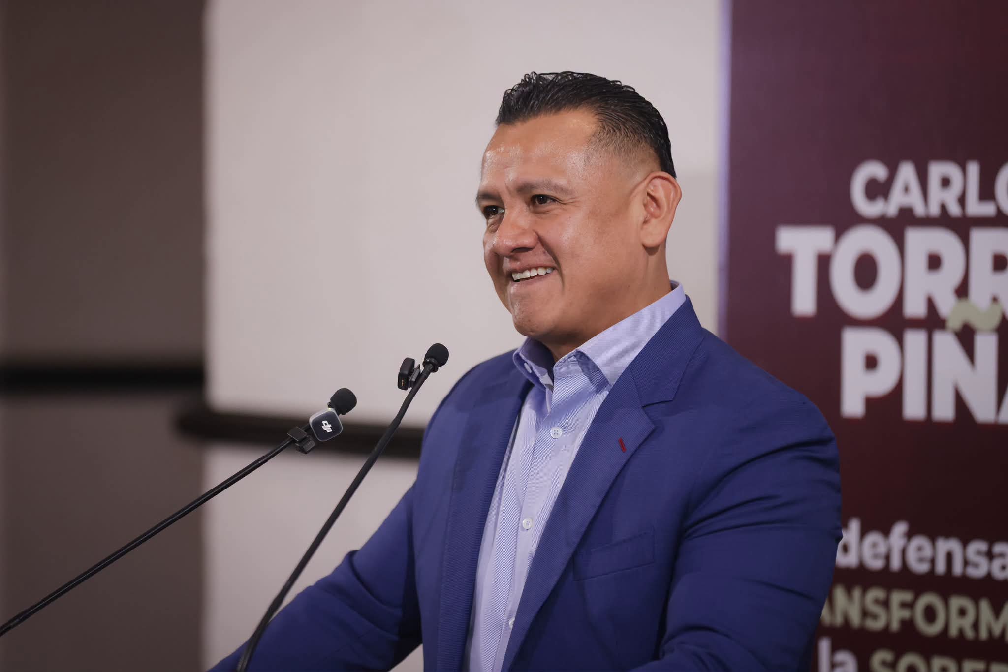 Aspirantes de Morena fuimos llamados a fortalecer trabajo territorial y evitar disputas internas: Carlos Torres Piña