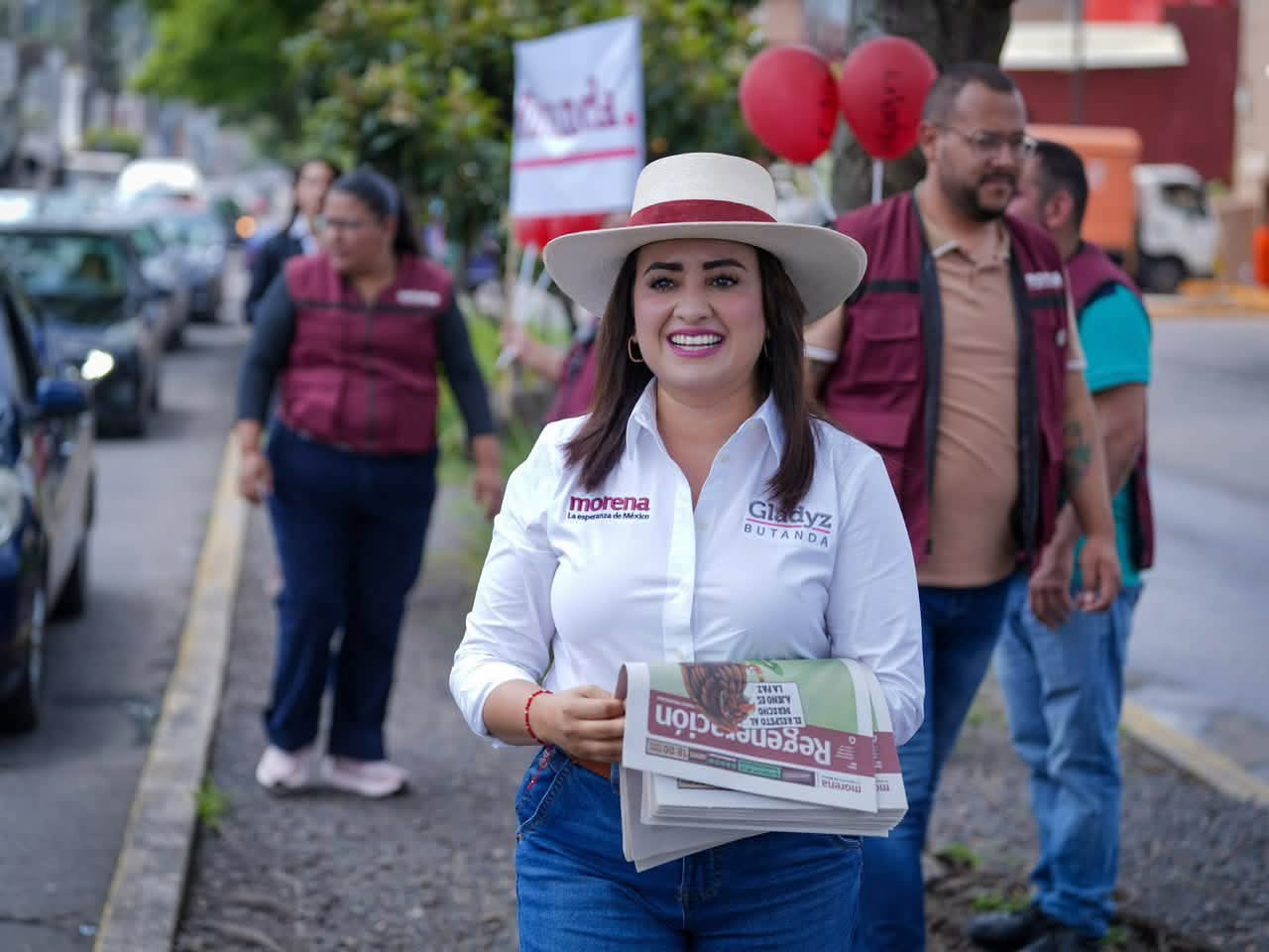 Fortalecer trabajo en territorio en defensa de la soberanía, la consigna: Gladyz Butanda tras reunión en Morena