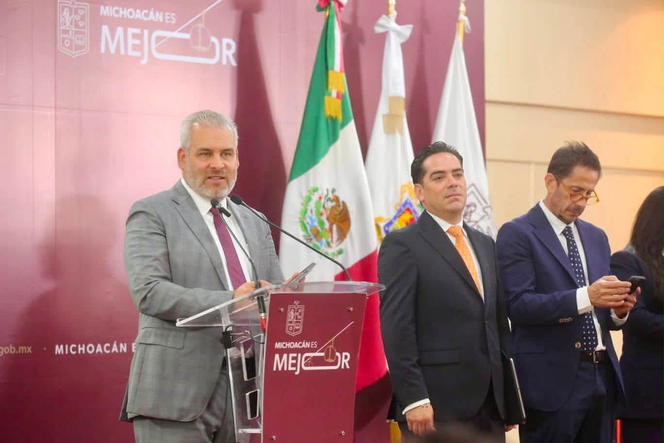 Reconoce Bedolla respaldo de Sheinbaum y Harfuch tras importantes detenciones en Michoacán
