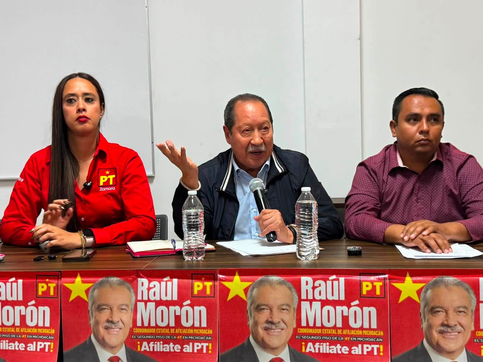 Morenistas y Petistas zamoranos promueven proyecto de Raúl Morón en proceso interno de la 4T