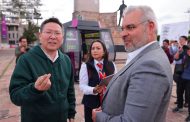 Destaca Bedolla impacto del teleférico y Morebús en Morelia tras recorrido con el embajador de China