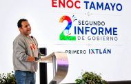 ENOC TAMAYO RINDE SU SEGUNDO INFORME CON UN MENSAJE DE AUSTERIDAD Y CERCANÍA
