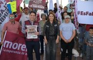 En Zacapu, Morena refrenda unidad y respaldo a Claudia Sheinbaum: Fabiola Alanís
