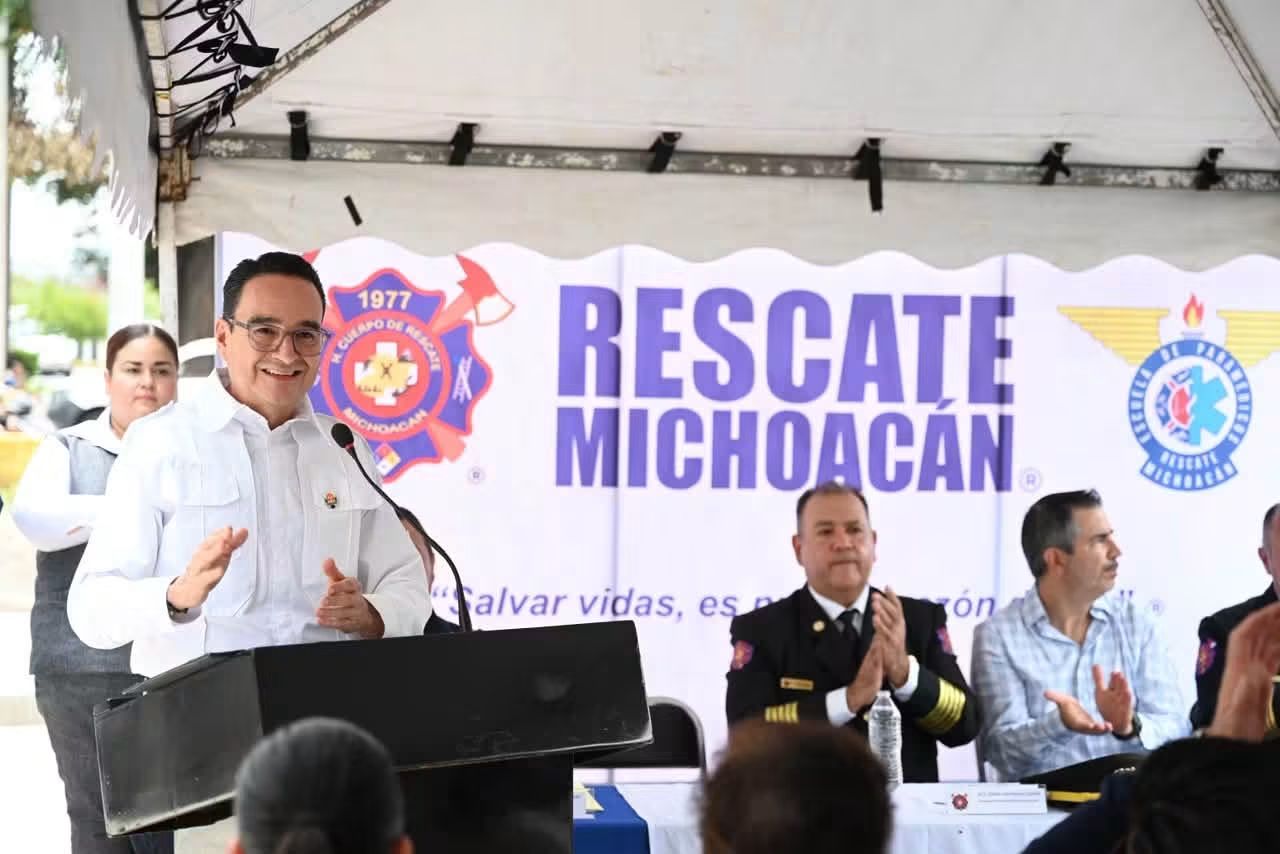 Carlos Soto Inauguró primera etapa de la Base de Operaciones Norte de Rescate de Michoacán en Zamora