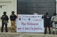 SSP brinda apoyo operativo en cateo de la FGE en Tanhuato; aseguran 12 armas, equipo táctico y vehículos