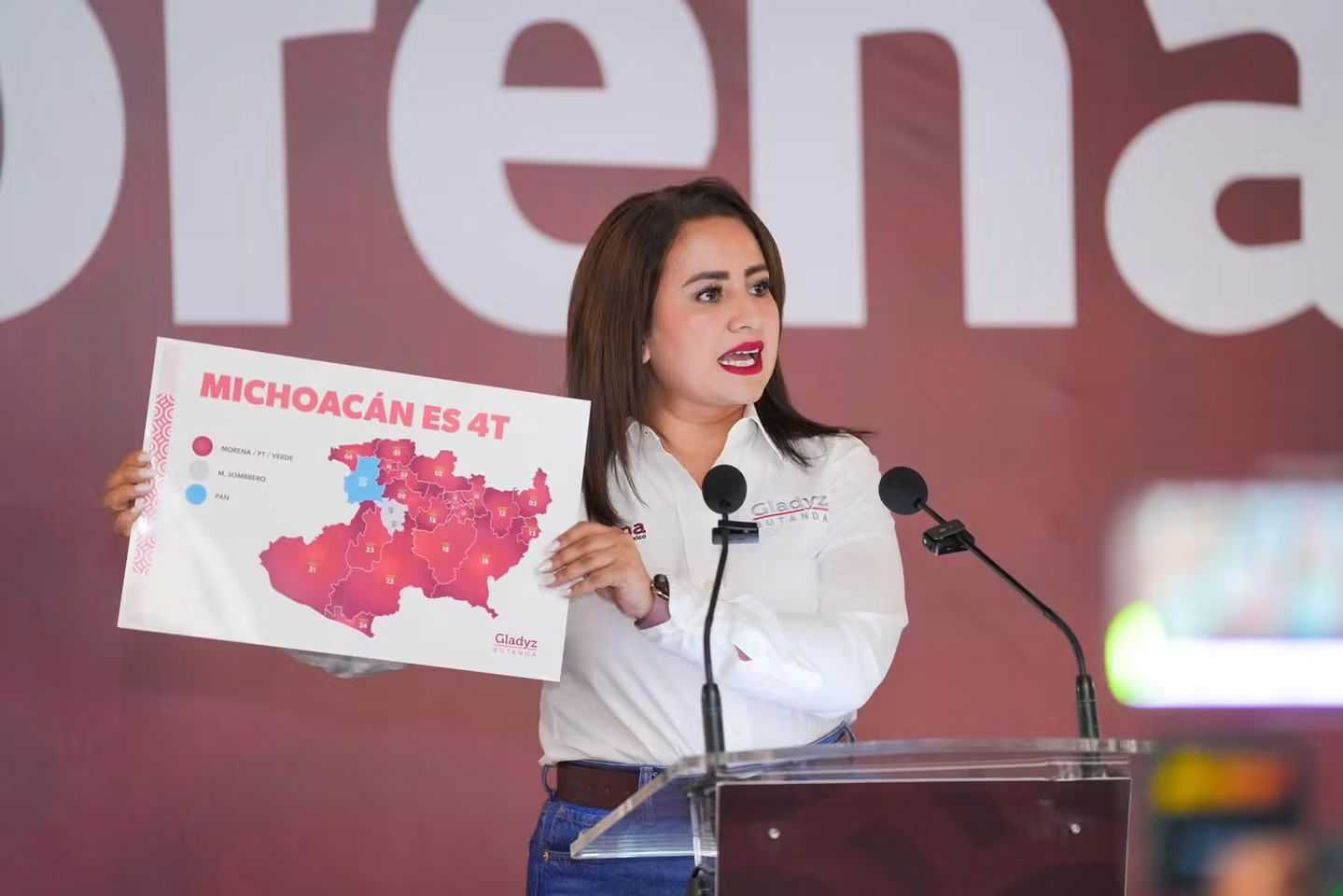 En 2027 se ratificará la fuerza de Morena en Michoacán: Gladyz Butanda