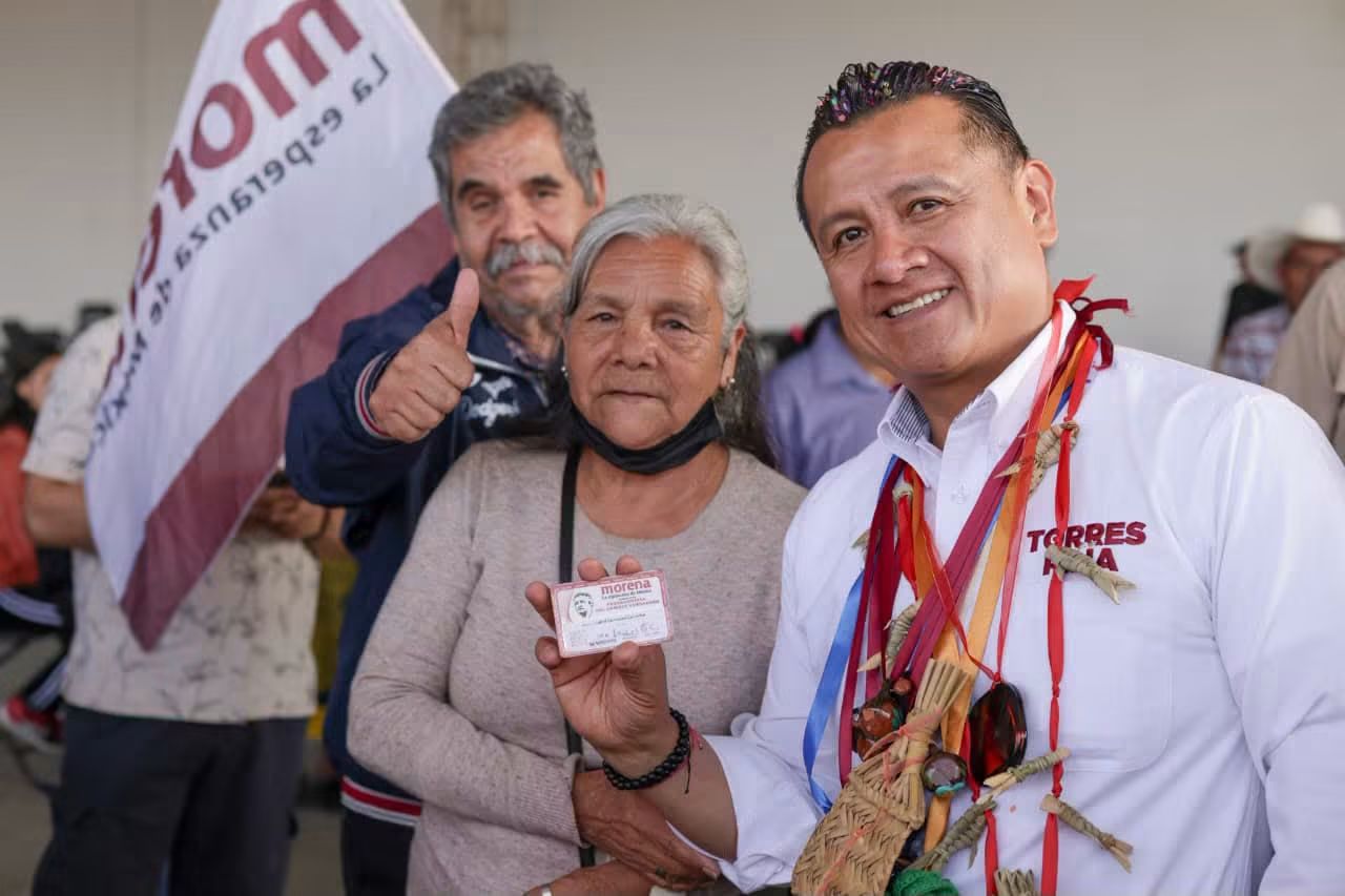 Pensiones del Bienestar garantizan una vejez digna para nuestros adultos mayores: Carlos Torres Piña