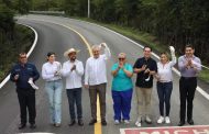 Inaugura Bedolla rehabilitación de la carretera Tiripetío-Carácuaro-Eréndira