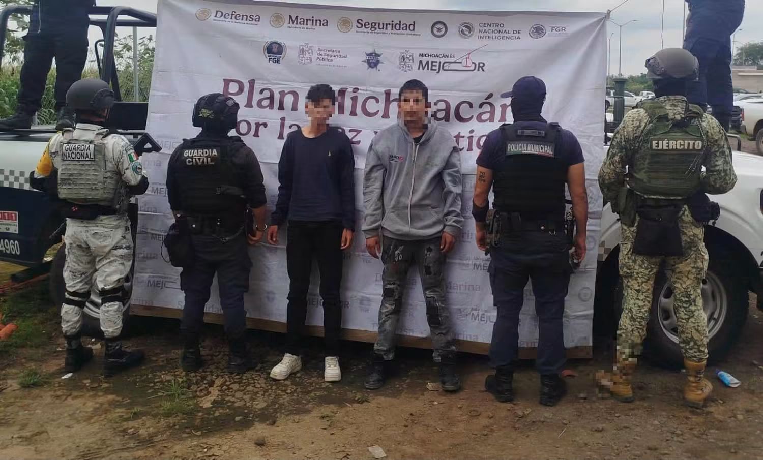 SSP libera a tres adolescentes privadas de la libertad y detiene a dos personas en Jacona