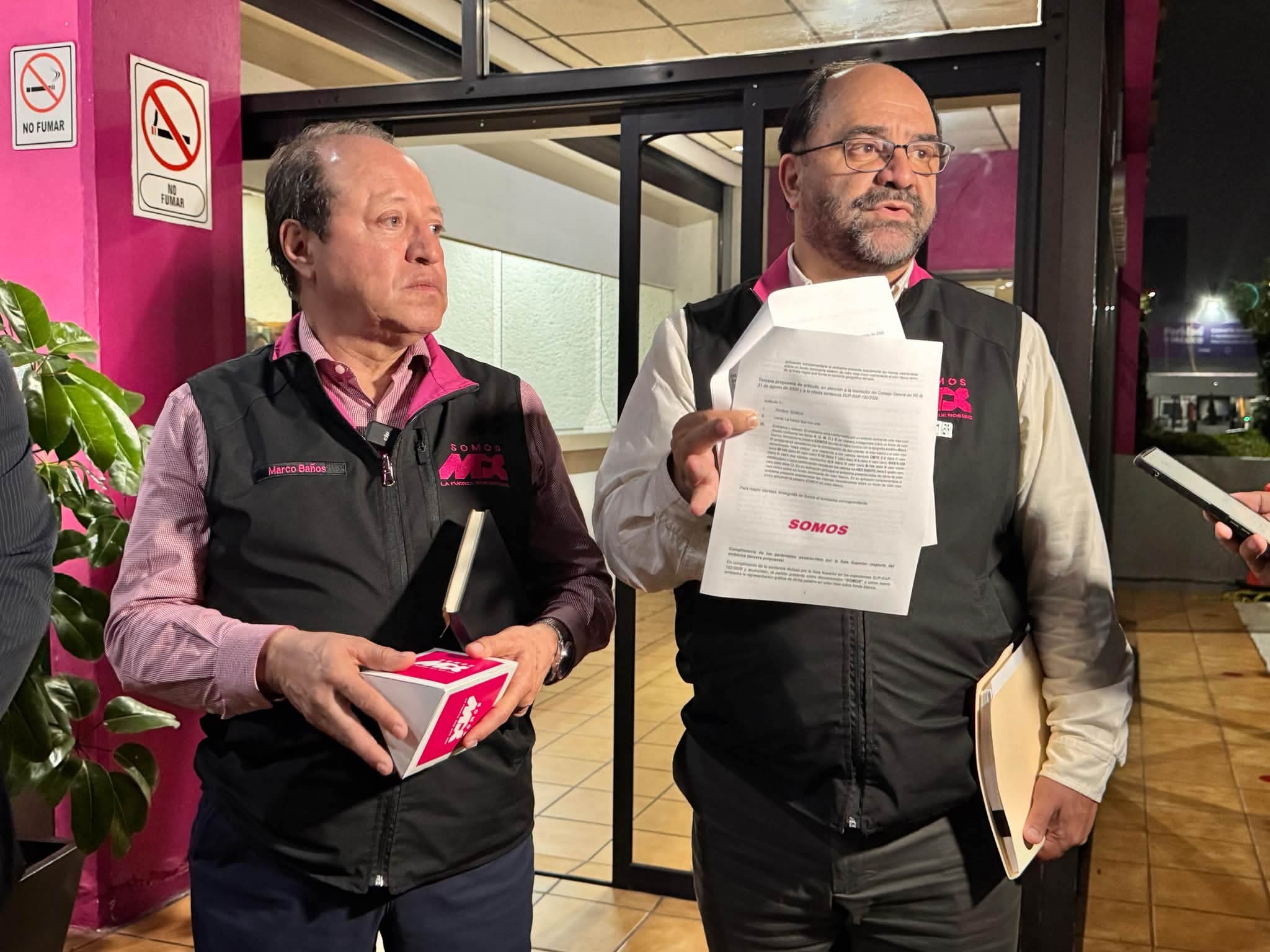 INE RECHAZA DE NUEVO EL LOGOTIPO DE SOMOS