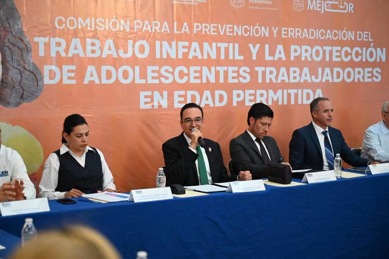 Carlos Soto instaló en Zamora Comisión Municipal para prevenir y erradicar el trabajo infantil