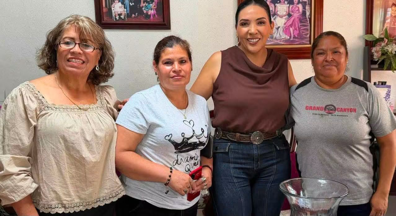 Adriana Campos Huirache fortalece cercanía con familias y mujeres de Jacona