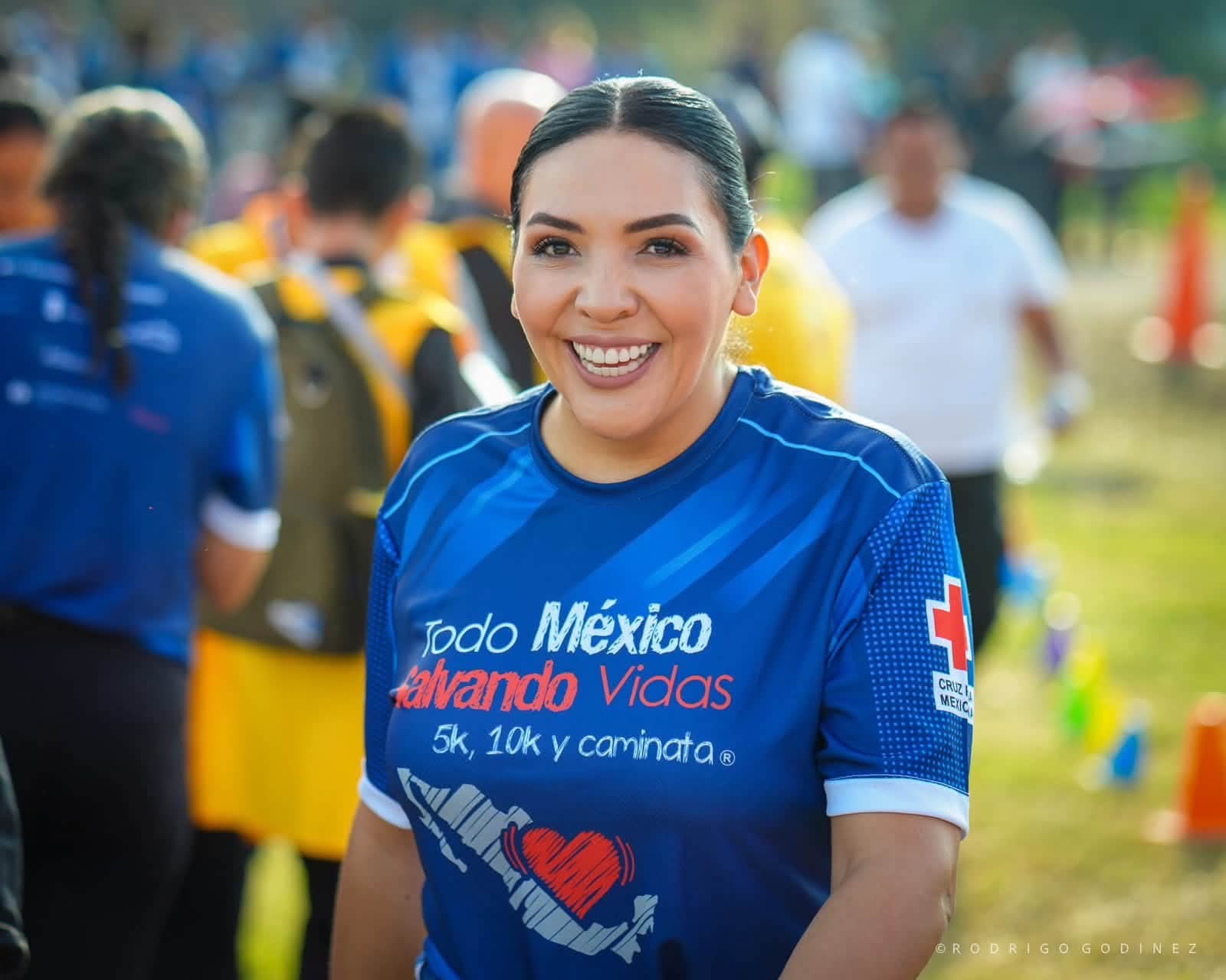 Adriana Campos Huirache refrenda respaldo a la Cruz Roja y llama a fortalecer la solidaridad desde el deporte