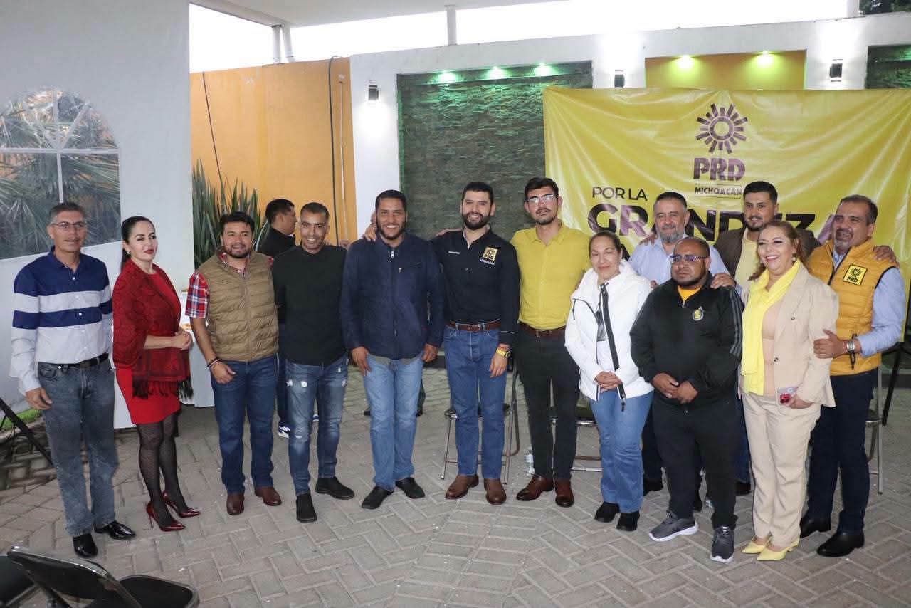 Octavio Ocampo llama a recuperar la grandeza de Michoacán con trabajo permanente del PRD