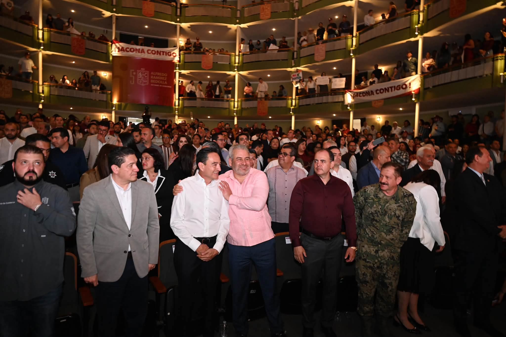 Carlos Soto acompañó a Alfredo Ramírez Bedolla en su Quinto Informe de Gobierno